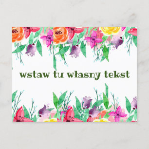 Polnische Postkartengrüße karta okolicznościowa Postkarte