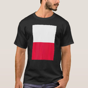 Polnische Retro Vintage Nationalflagge Polen T-Shirt