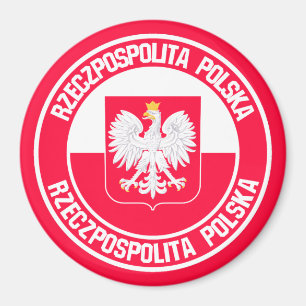 Polnische Runde Magnet