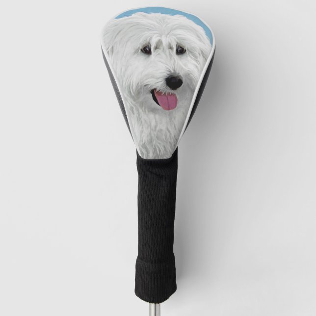 Polnische Tiefland-Schäferhund-Malerei - Golf Headcover (Vorderseite)
