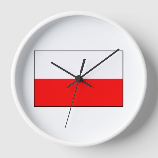 Polnische Uhr an der Mauer (Vorderseite)