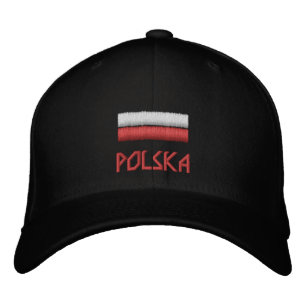 Polnische und polnische Flaggenmode / Polska Patri Bestickte Baseballkappe
