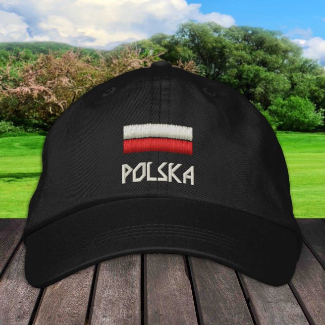 Polnische und polnische Flaggenmode / Polska Patri Bestickte Baseballkappe (Von Creator hochgeladen)