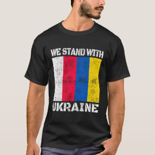 Polnische Unterstützung Ukrainisches Polen Wir ste T-Shirt