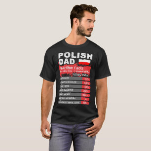 Polnische Vater-Nahrungs-Tatsachen, die T-Shirt