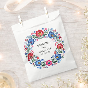 Polnische Volks-Polska-Blumen Traditionell Vintage Geschenktütchen