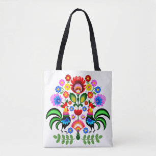 Polnische Volkskunst - Blumenstickermuster