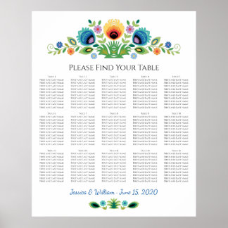 Polnische Volksmörder-Blume Lavendel und Gelb Poster