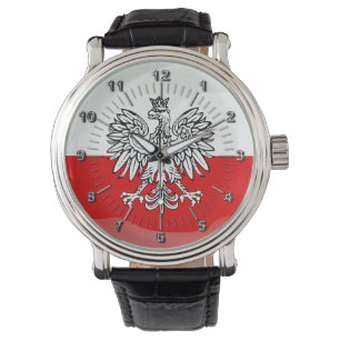 Polnische Wappen Armbanduhr