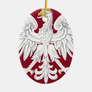 Polnische Wappen Keramikornament