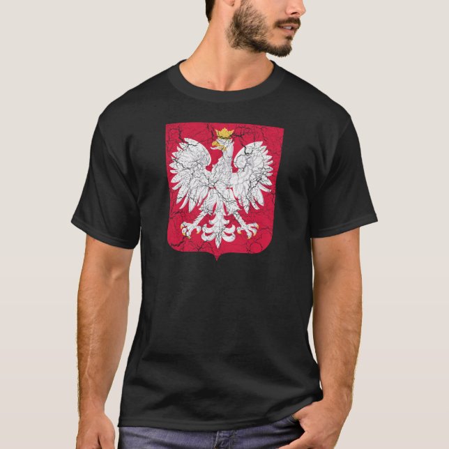 Polnische Wappen T-Shirt (Vorderseite)