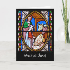 Polnische Weihnachtskarte - Boże Narodzenie Karte