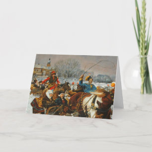 Polnische Weihnachtskarte Karte