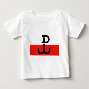 Polnische Widerstand-Flagge Baby T-shirt