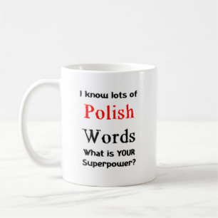 polnische Worte Kaffeetasse