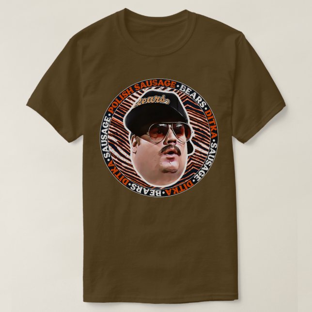 Polnische Wurstbären Ditka Wurst T-Shirt (Design vorne)