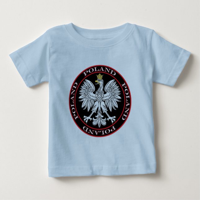 Polnischer Adler Baby T-shirt (Vorderseite)