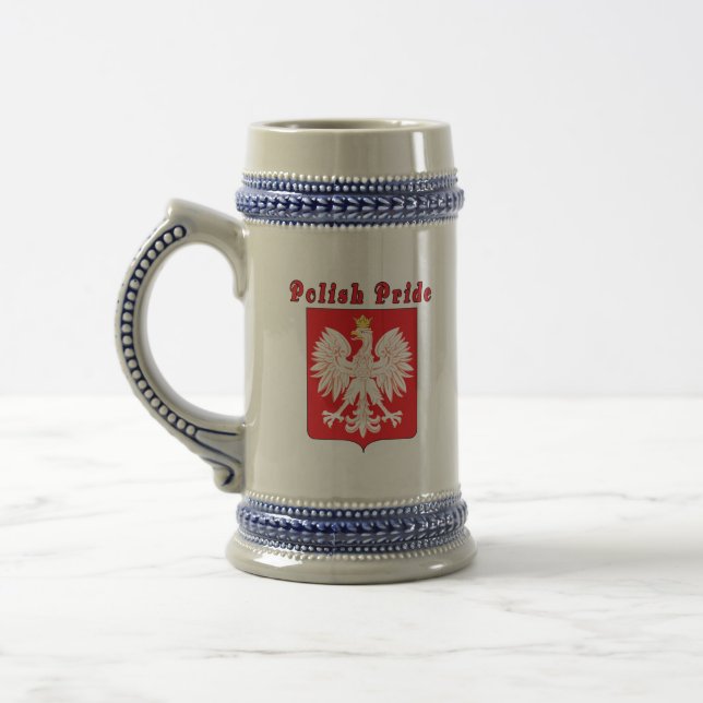 Polnischer Adler Bierglas (Links)