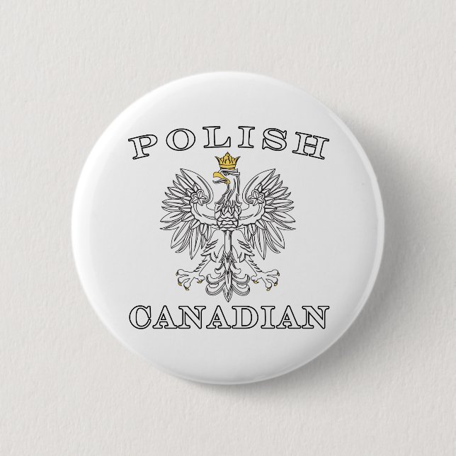 Polnischer Adler Button (Vorderseite)