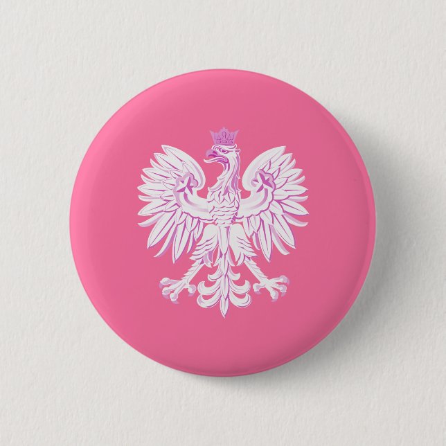Polnischer Adler Button (Vorderseite)