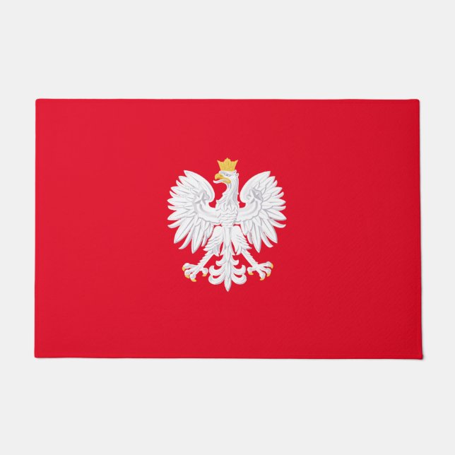 Polnischer Adler Doormat Fußmatte (Vorderseite)