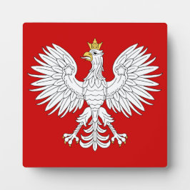 Polnischer Adler Fotoplatte