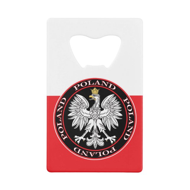 Polnischer Adler Geldbeutel Flaschenöffner (Vorderseite)