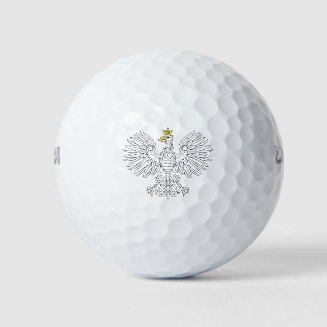 Polnischer Adler Golfball (Vorderseite)