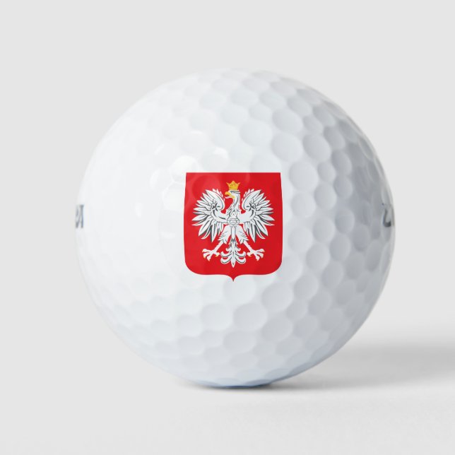 Polnischer Adler Golfball (Vorderseite)