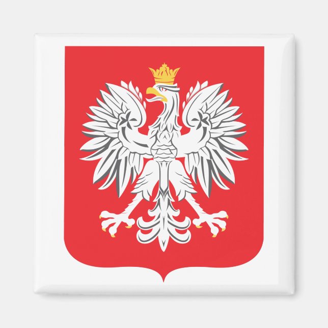 Polnischer Adler Magnet (Vorne)