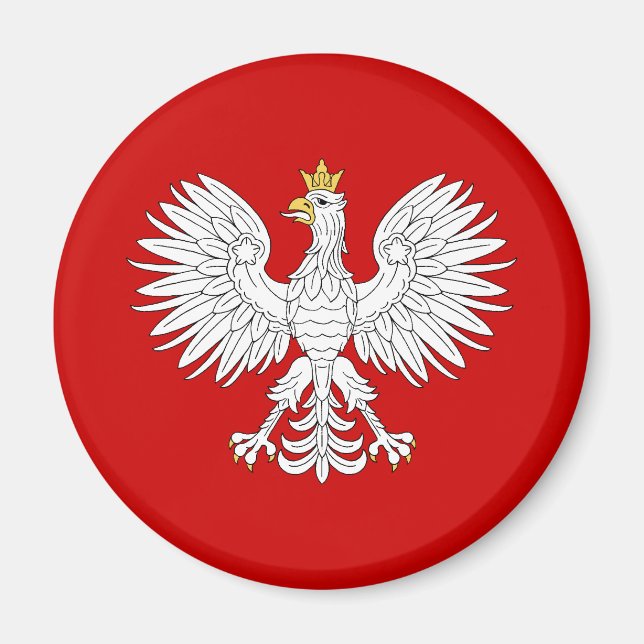 Polnischer Adler Magnet (Vorne)