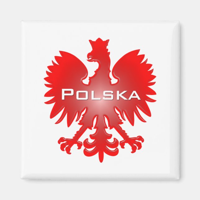 Polnischer Adler Magnet (Vorne)