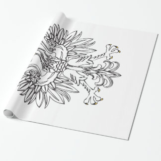 Polnischer Adler mit Goldkrone Geschenkpapier