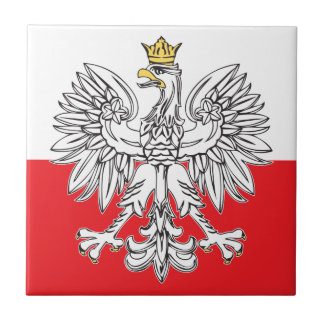 Polnischer Adler mit Goldkronen-Keramik-Fliese Fliese