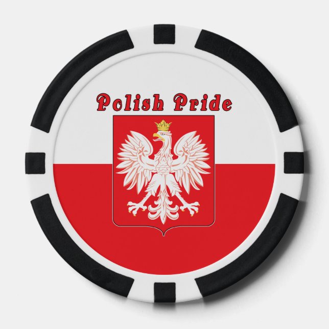 Polnischer Adler Pokerchips (Vorderseite)