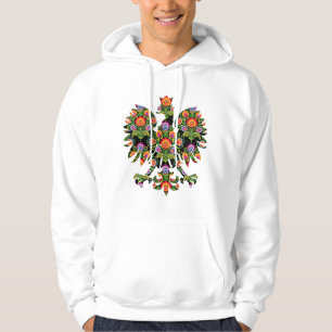 Polnischer Adler Polen Wycinanki Emblem, polnische Hoodie