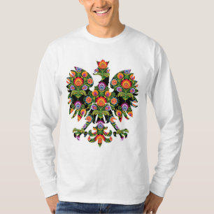 Polnischer Adler Polen Wycinanki Emblem, polnische T-Shirt