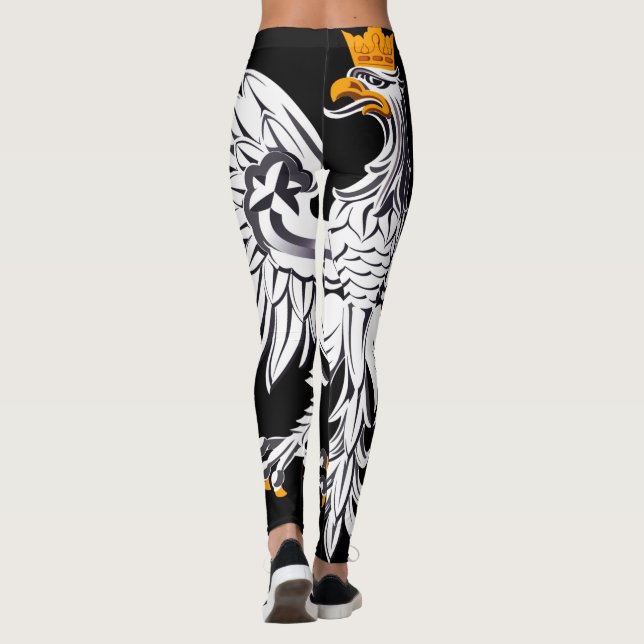 Polnischer Adler & Polnischer Modepatrioten / Spor Leggings (Rückseite)