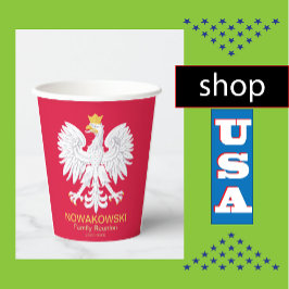 Polnischer Adler 🦅 Polski Polen Wappen Wiedersehe Pappbecher