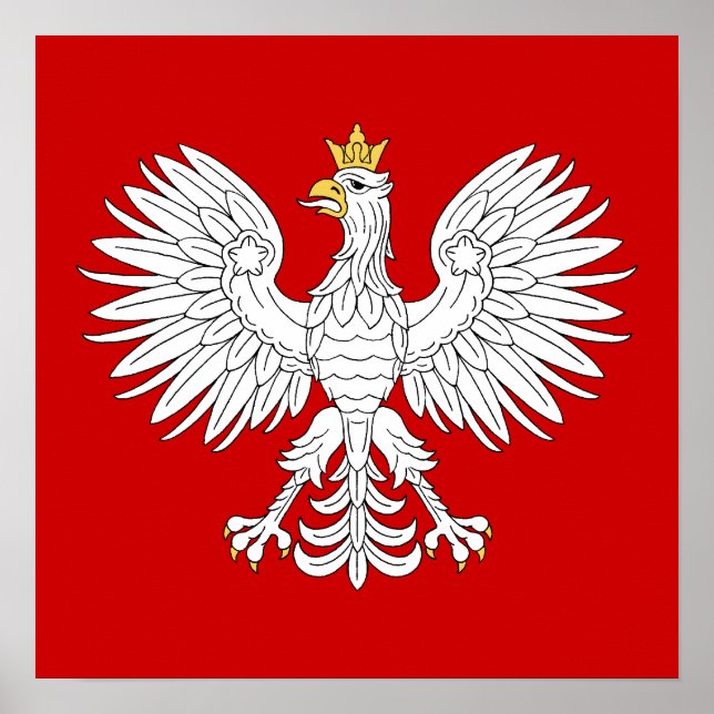 Polnischer Adler Poster (Vorne)