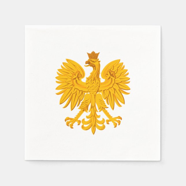 Polnischer Adler Serviette (Vorderseite)