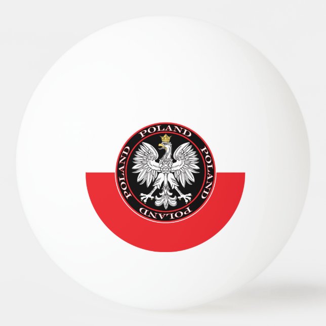 Polnischer Adler Tischtennisball (Vorderseite)