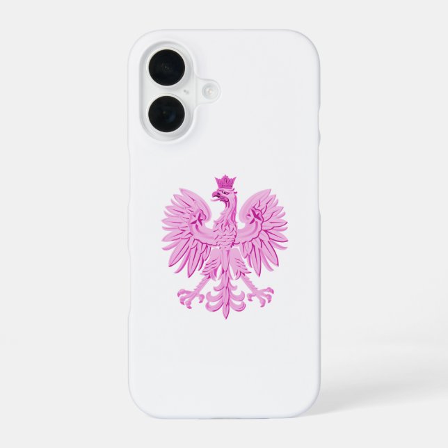 Polnischer Adler ungebräuchlicher iPhone-Fall iPhone 16 Hülle (Rückseite)