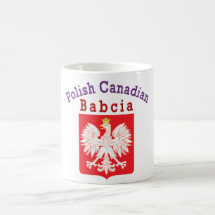 Polnischer Adlerschild Babcia Kaffeetasse