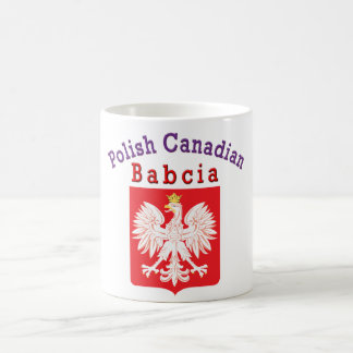 Polnischer Adlerschild Babcia Kaffeetasse