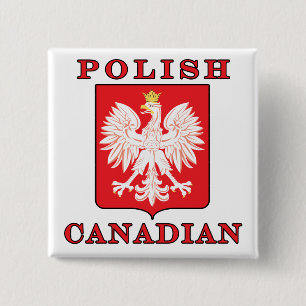 Polnischer Adlerschild Button