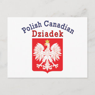 Polnischer Adlerschild Dziadek Postkarte
