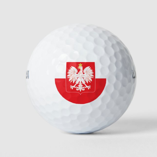 Polnischer Adlerschild Golfball (Vorderseite)
