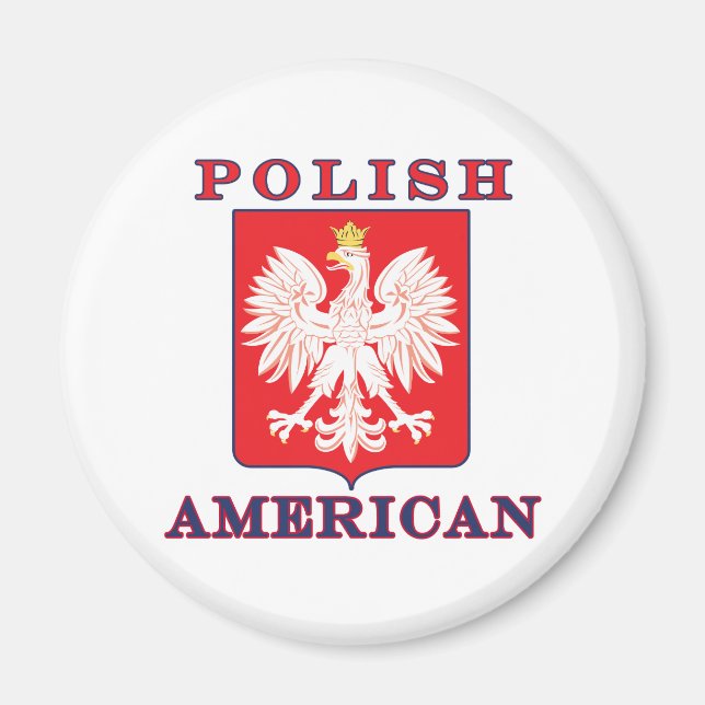 Polnischer Adlerschild Magnet (Vorne)