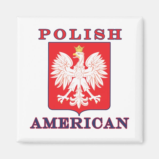 Polnischer Adlerschild Magnet (Vorne)